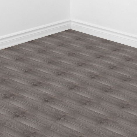 Wolketon Pavimento autoadesivo in PVC. scatola da 63 pannelli autoadesivi in vinile. Rovere notte. circa 9m²