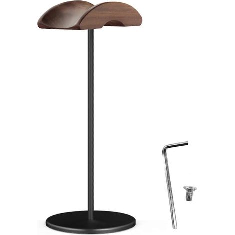 Kopfhörerständer aus Holz, U-förmige Kopfhörerablage, Designer-Schreibtischorganizer