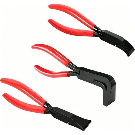 Folding Pliers, Set of 3 Folding Pliers, 45°90°180° Sheet Metal Bending Pliers Tool 2.2cm, 2.5cm, 2.5cm, with Handle and Gloves, for Bending or Straightening Sheet Metal Edges (1/5)