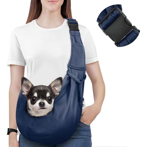 Pettorina per cani di piccola taglia, reversibile, senza rischi di incidenti, adatta a cani e gatti di piccola taglia. (1/5)