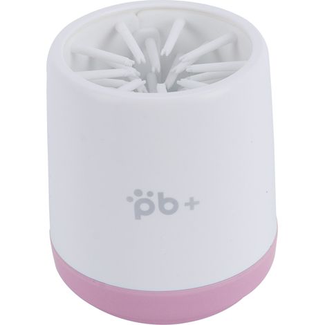 Gobelet nettoyeur de pattes pour chien portable, accessoire de nettoyage des pattes pour chien, rose (1/5)