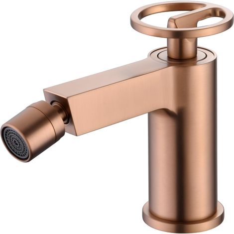 IMEX - grifo monomando bidé oro rosa serie olimpo (1/5)