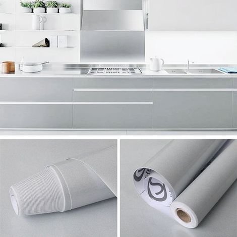 Papier peint adhésif pour meubles, brillant à paillettes, 40 x 300 cm, stickers vinyle imperméables pour meubles, murs de cuisine, tables, salles de bains, placards et (1/5)