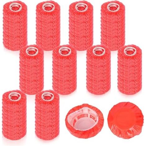 100 Pièces Couvercle Détecteur de Fumée, Housses Couverture d'Alarme Incendie, Housse d'alarme Incendie Réutilisable Anti-Poussière pour la Maison Cuisine Cuisson (Rouge) Rouge -