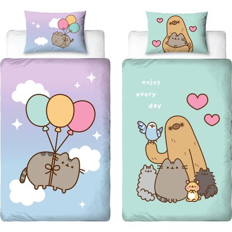 Parure de lit Simple sous Licence  Happy Design  Housse de Couette réversible Double Face avec taie d'oreiller Assortie  Multicolor (1/5)