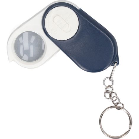 Loupe pliable BST-J106 x10 avec lumière LED blanche, loupe de poche, loupe porte-clés portable (1/5)
