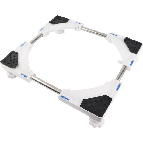 Support de Machine à Laver, Support Universel de Tapis de Support de Support de Base Fixe résistant réglable d'amortissement antirouille pour réfrigérateur sécheur(4 Pieds) (1/5)