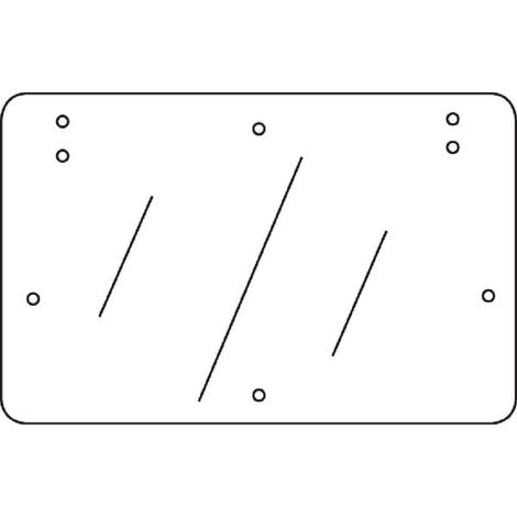 Cristal trasero superior UNIVERSAL D9121 (1/2)