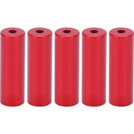 Gaine de câble de dérailleur en alliage d'aluminium pour câble 4mm, bouchons de câble de changement de vitesse, accessoires rouges (1/5)