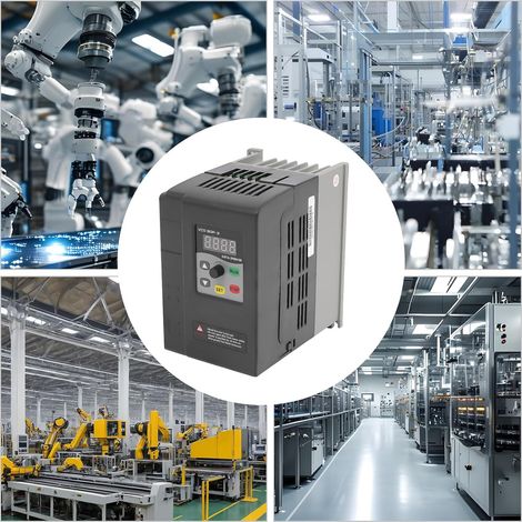 Convertisseur de fréquence triphasé régulateur de vitesse convertisseur de fréquence 380v régulateur de vitesse à trois flux convertisseur de fréquence 1.5kw (1/5)
