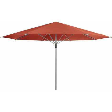 Doppler Gastronomie Sonnenschirm "Braumeister" Ø 500 cm, terracotta, ohne Volant, Bezug aus 100% Polyester, Gestell aus Aluminium, 17,1 kg Gastronomie Sonnenschirm "Braumeister 500", terracotta, Ø 500 (1/5)