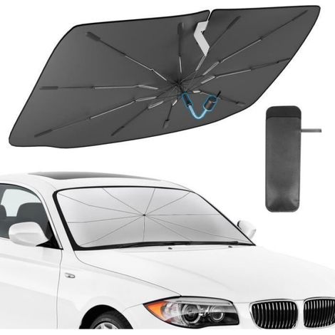 Pare Soleil Voiture - 143 x 83 cm - Fibre De Verre - Pliable 360° - Protection UV - 1 Pièce (1/4)