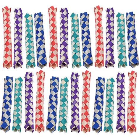 24 pièges à doigts pour oiseaux et perroquets, jouet à mâcher en bambou chinois, jouet à monter soi-même pour les fêtes d'enfants (1/4)