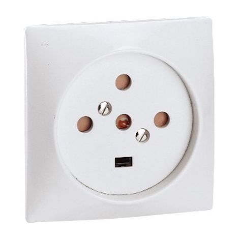 LEGRAND 055427 Sockel 4P + PT 20A 380V 80x80mm