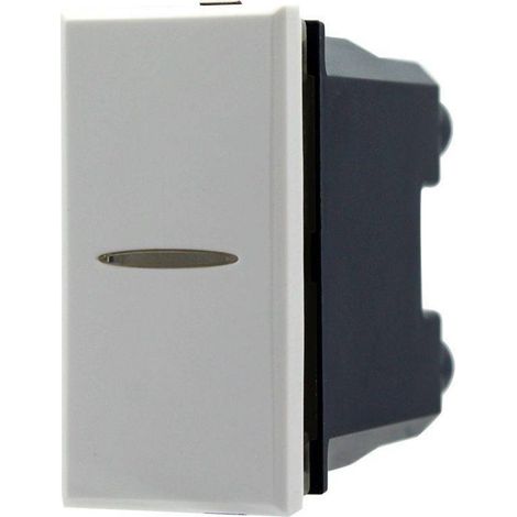 TrAdE Shop Traesio - Pulsante Assiale 1p 16a Colore Bianco Compatibile Con Bticino Axolute - (1/2)
