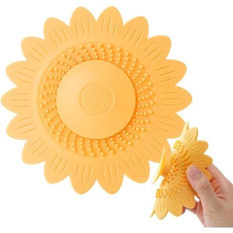Bouchon de vidange pour lavabo, baignoire et douche. Installation facile. Double filtration. Épais. Anti-odeurs. Convient pour baignoire, siphon de sol et lavabo. (1/5)