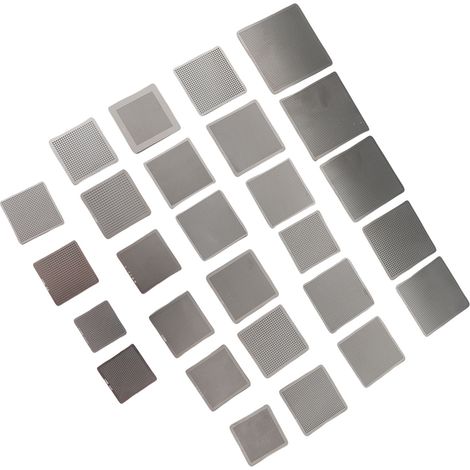 27 pièces gabarits de rebillage BGA universels à chauffe directe pour accessoires de soudure (1/5)