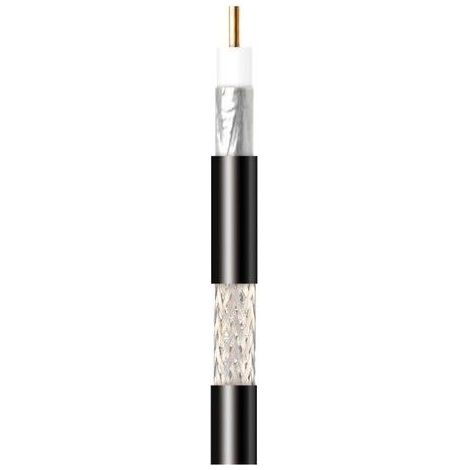 Cable coaxial CXT1 1/4,7/6,7mm PVC negro