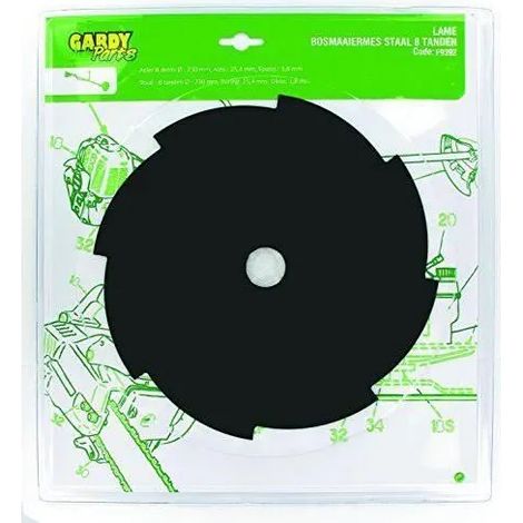Lama per decespugliatore Greenstar 12610 acciaio 230 mm 8 denti