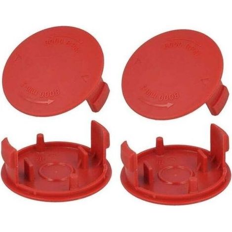 pair Lot de 4 couvre-bobines de fil pour débroussailleuse Bosch AFS 23-37 (1/4)