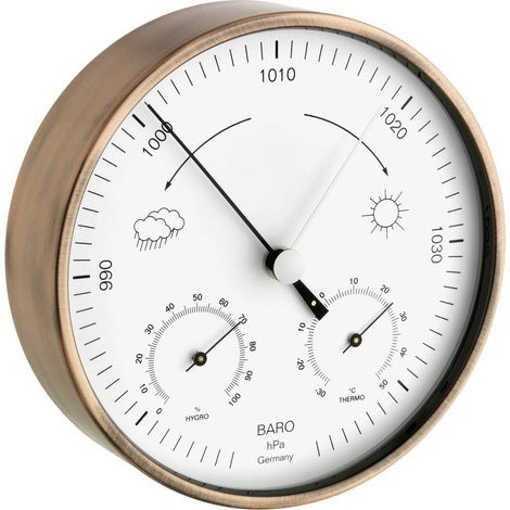 TFA Dostmann Analoge Wetterstation für innen und außen 20.2027.51 Stazione meteo analogica