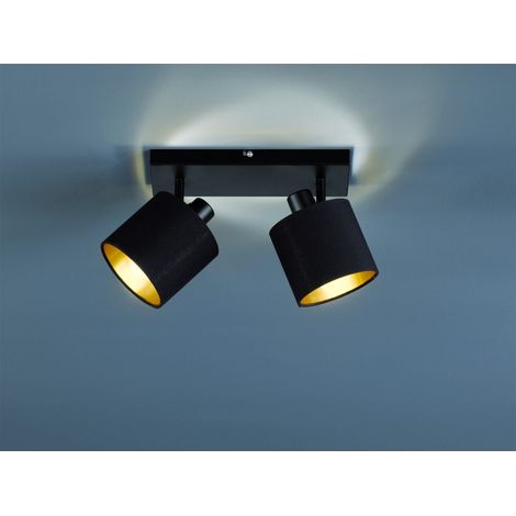 Faretto Tommy 2xE14 Spot Nero L28 cm Trio Lighting