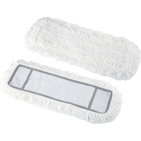 Michelino Clean Home Mikrofaser Plüsch Wischmoppbezug 42x10 cm 12 Stück