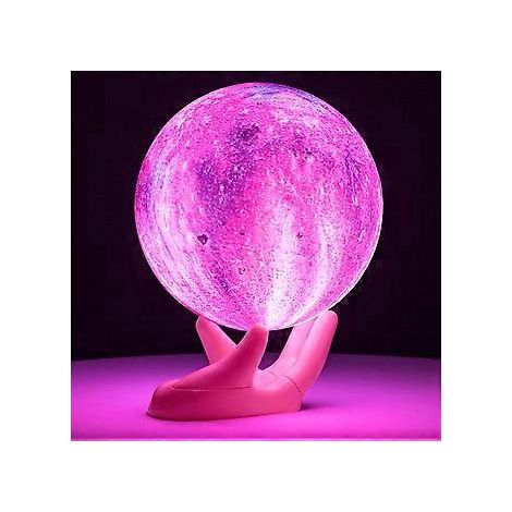 Lampe de lune LED 3D Galaxie avec télécommande et commande tactile, veilleuse lune, cadeau pour filles, garçons, enfants, femmes, anniversaire (8 cm)