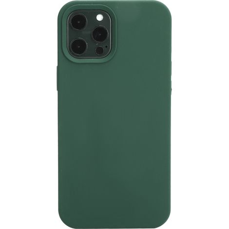 Étui iPhone 12 ProMax Vert en Silicone Liquide Antichoc - Protection Complète (1/5)