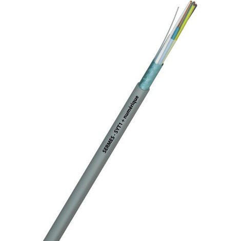 Touret 95m de Câble Téléphonique SERMES LY6 AWG24 10 Paires 6/10 Gris - 14290085