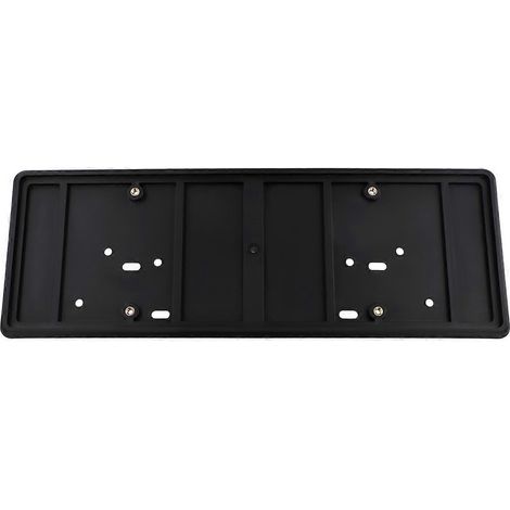 Support de plaque d'immatriculation avant pour pare-chocs 68213436AC Noir (1/5)