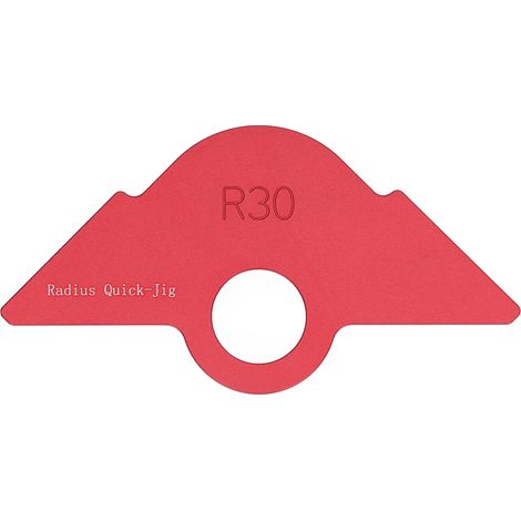 Gabarit de Routage à Rayon R30 pour Arrondis de Coins, Modèle de Fraisage pour Travail du Bois et Découpe (1/5)