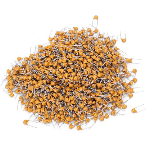 Condensateur céramique 220pF 50V 10% ±, Lot de 1000 pièces monolithiques en ligne, Pas de broche 5.08mm, Composants électroniques pour réparation (1/5)