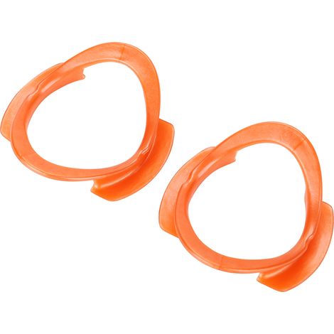 Lot orange de 10 écarteurs buccaux en forme de O pour usage dentaire, ouvre-bouche jetable pour outils dentaires. (1/5)