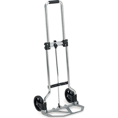 Carrello Pieghevole da Trasporto Portapacchi Carrellino in Alluminio max 45 Kg