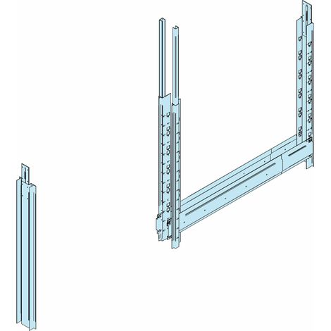 Dalsys Schiebetürsystem Erweiterungssatz für Sonderhöhen CW 75 Silber 120cm, Höhenerweiterung in 5cm Schritten, für eine Wanddicke 100/125 (1/5)