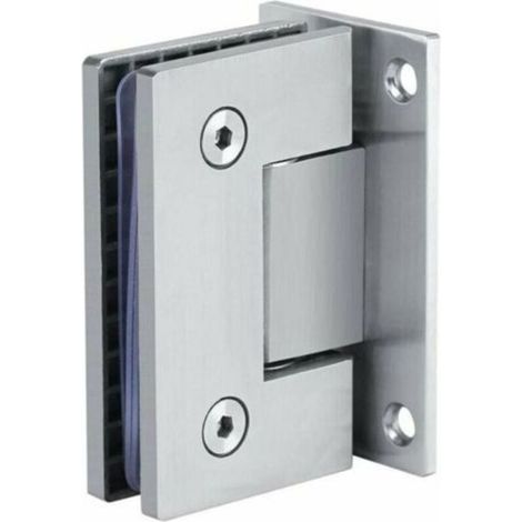 Raccordi filettati 8-10 mm, clip per cerniere di porte in vetro, supporti murali senza telaio a 90º, clip per porte doccia in vetro, 1 pezzo (1/4)