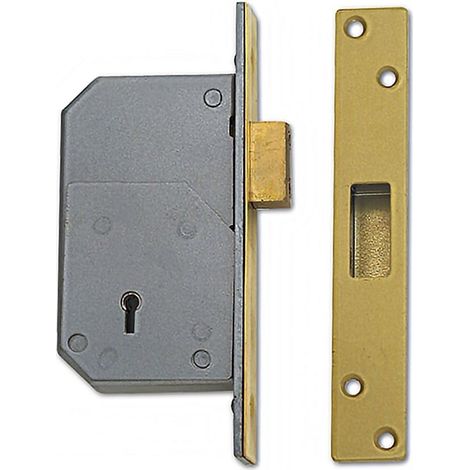 UNION B-3G110-PL-73 3G110 C Series 5 Detainer Deadlock 73mm Satin Brass UNNB3G110B73