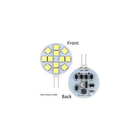 Lot de 10 Ampoules LED G4 DC 12V Non Dimmables Blanc Remplacement pour Ampoules Halogènes 20W pour Cuisine Camping-Car RV Remorque Bateau (1/4)