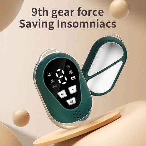 Appareil intelligent à microcourant pratique pour soulager l'anxiété et la dépression et favoriser un sommeil rapide grâce à sa recharge USB. (1/4)