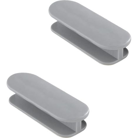Poignées de Porte, 2 Pcs Fenêtre Poignée, Poignée Autocollante Porte Coulissante, Poignée Tiroir, Poignée de Meuble en Plastique, pour Portes, Fenêtres, Armoires
