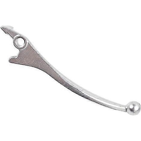 Maître-cylindre de frein avant et d'embrayage pour moto, levier de frein hydraulique pour dirt bike, quad, cyclomoteur, buggy, karting - Levier droit argenté (1/5)