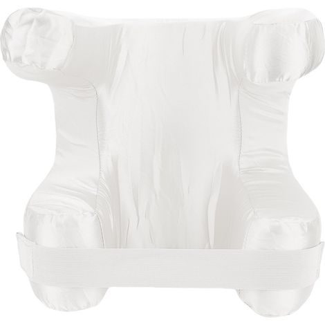 Oreiller à rebond lent, doux et confortable, pour un soutien optimal de la nuque et du visage, idéal pour la maison, les voyages et le sommeil (blanc). (1/5)