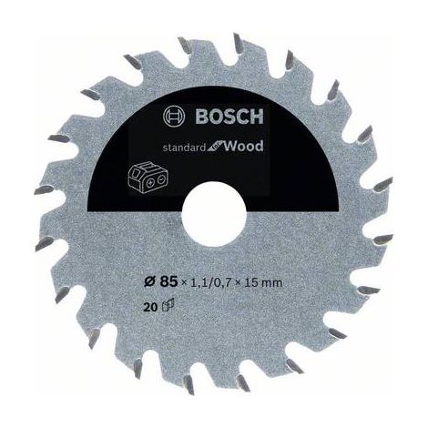 Bosch Accessories 2608837666 Lame de scie circulaire 85 x 15 mm Nombre de dents: 20 1 pc(s)