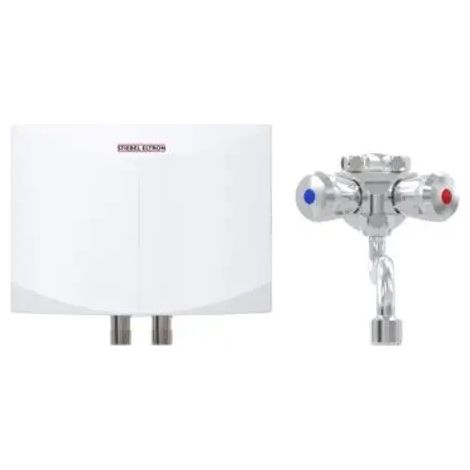 STIEBEL ELTRON Calentador instantáneo pequeño DNM 3 con MAW, 3,5 kW/230 V, blanco, 205968