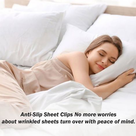 Lot De 2 Tendeurs De Drap De Lit,Élastiques Réglables Avec Clips En Métal,Sangles Anti-Plis Pour Linge De Lit,Matelas,Surmatelas (1/4)