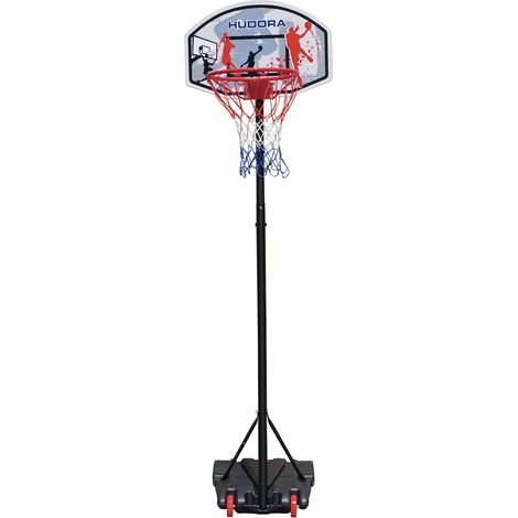 HUDORA Canestro da basket All Stars 205 - Canestro da basket con supporto regolabile per bambini e ragazzi - Canestro mobile da esterno per giardino - Canestro con supporto e ruote (1/4)