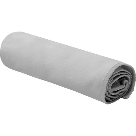 Serviettes de sport 2 pcs Gris 50 x 30 cm