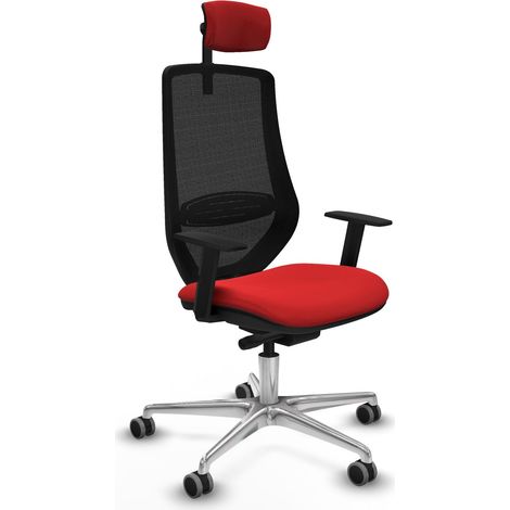 Piqueras y Crespo Mardos Silla de oficina cómoda roja