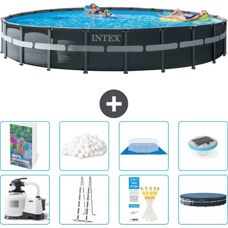 Intex Piscina Ultra XTR Rotonda - 732x132 cm - 9-pezzi  S627